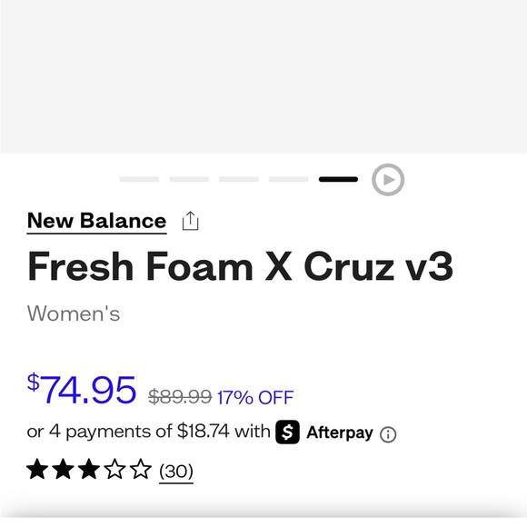 New Women’s 6.5 New Balance Fresh Foam X Cruz v3 - Picture 3 of 13